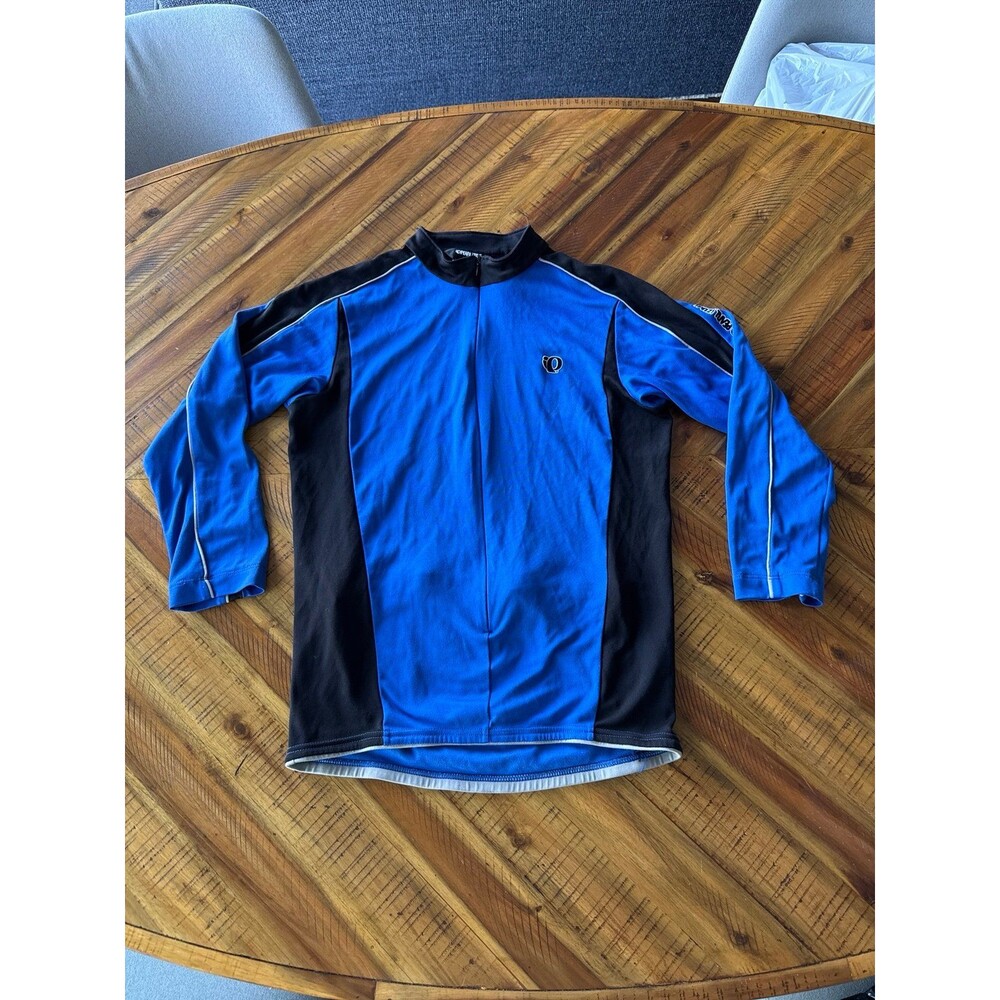 Pearl Izumi Women’s Blue 3/4 Zip Long Sleeve Cycling Jersey Top Medium